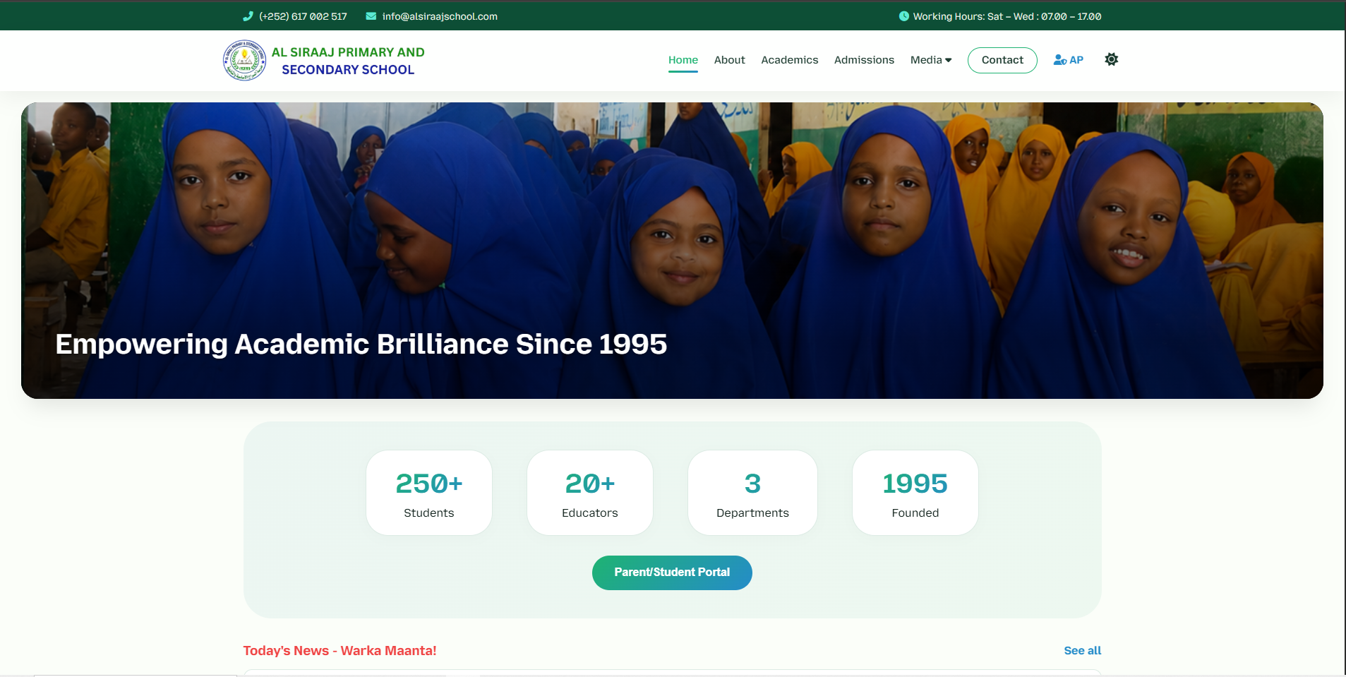 Al Siraaj Primary & Secondary School